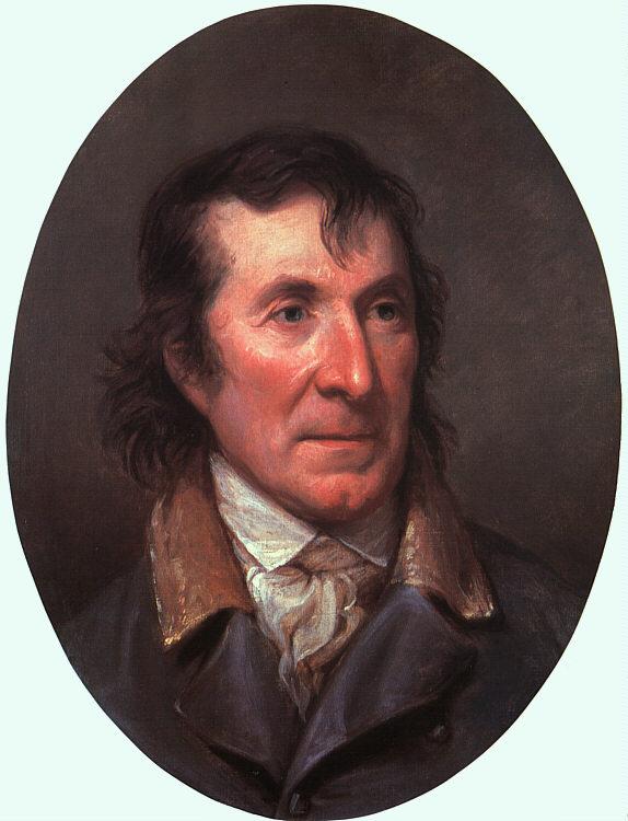 Charles Wilson Peale Portrait of Gilbert Stuart Sweden oil painting art